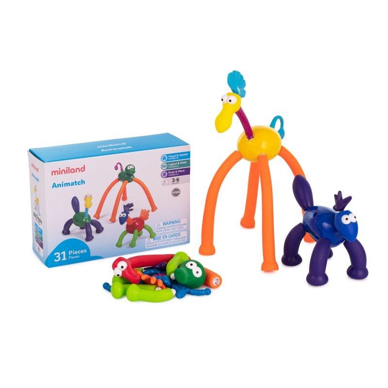 JUEGO DE CONSTRUCCIONES ANIMALES INFANTILES ESTUCHE 31 PIEZAS 3-12 AÑOS 97217