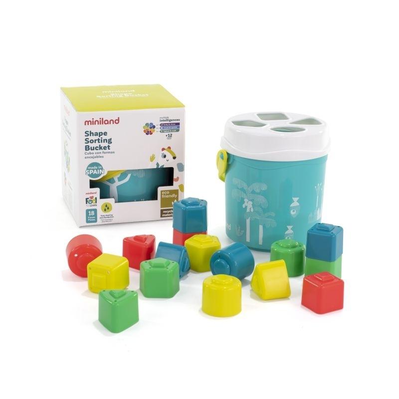 FTL:CUBO &FORMAS ENCAJABL TURQ MINILAND