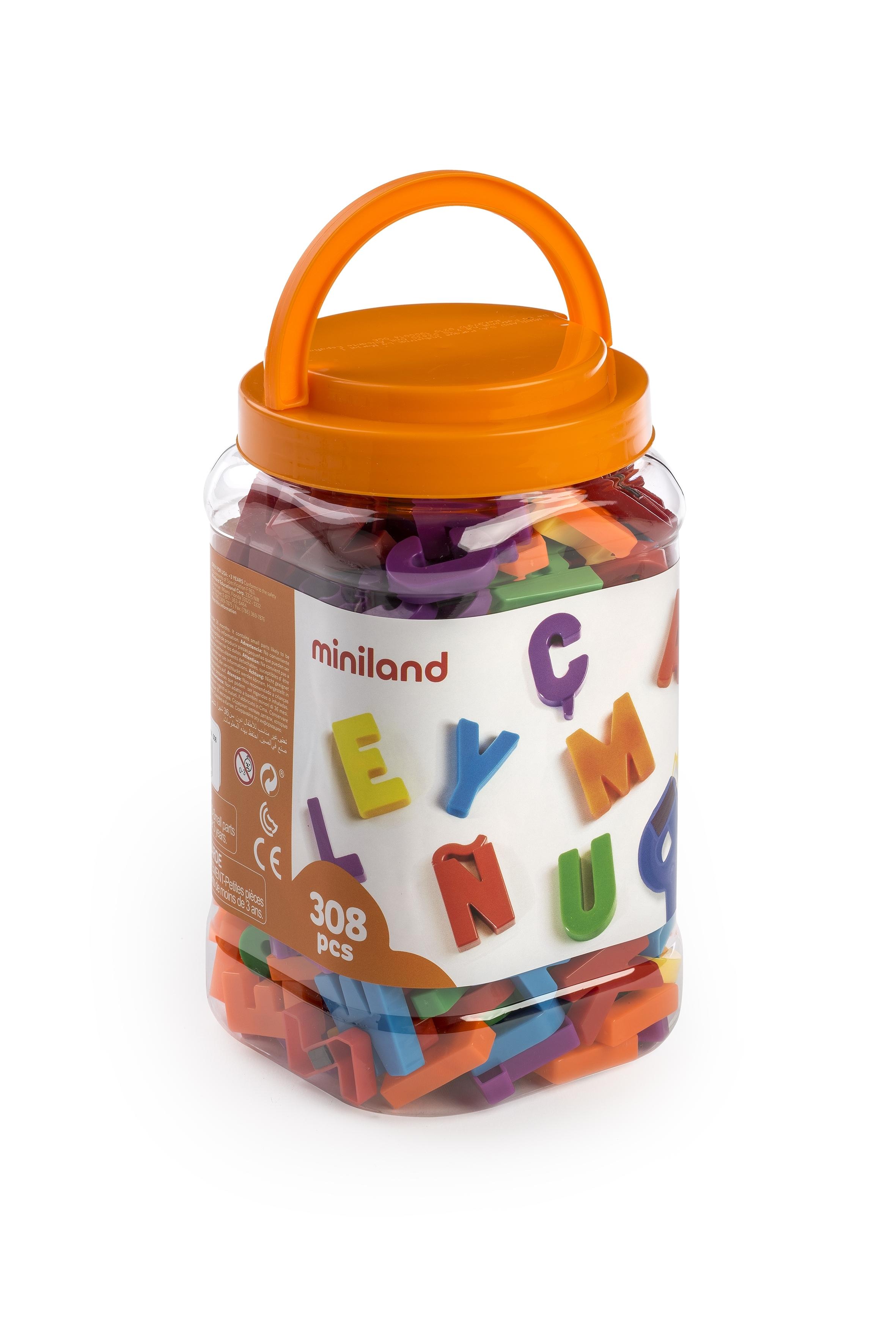 LETRAS MAGN. MAYUSC 308 PCS MINILAND
