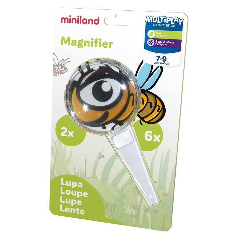 LUPA 80MM AUMENTO  2X  6X MINILAND 99025