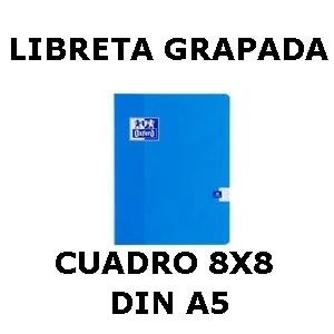 LIBRETA GRAP DINA5 8X8 TBB 48H 90GR OXFORD