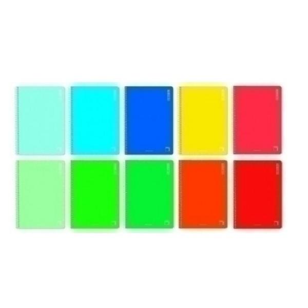 BLOCK DE NOTAS ESPIRAL ARRIBA  FOLIO TBB 60GR 80H CUADRO 4X4 PACSA
