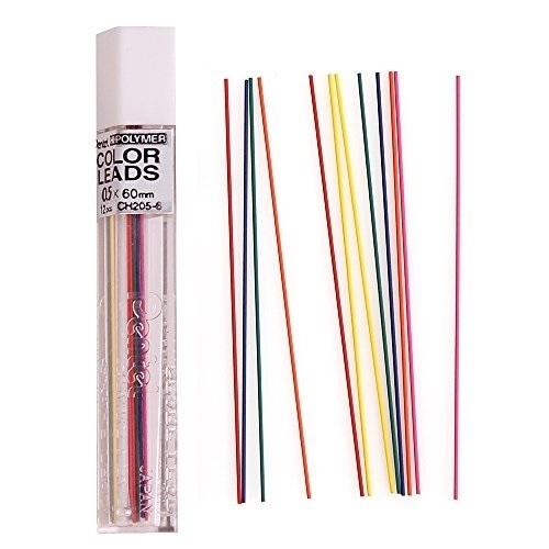 MINAS 0,5MM COLORES SURTIDAS PENTEL CH205-6