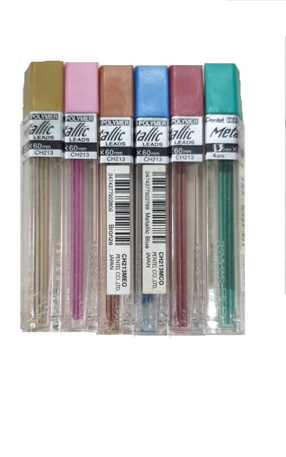 MINAS 1,3MM PENTEL CH213MD METALLIC ORO