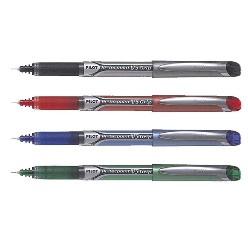 BOLIGRAFO PILOT V-5 GRIP TRAZO 0,5MM NV5GR ROJO