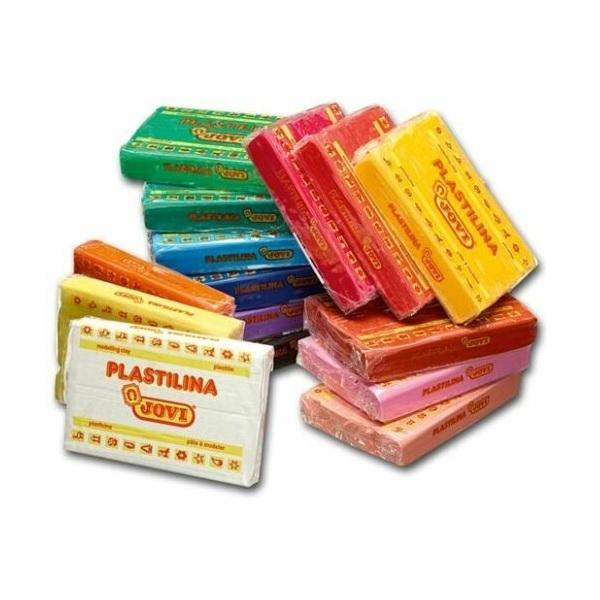 PLASTILINA JOVI 70 PASTILLA 50GR SURTIDO CAJA DE 30 (2X 15 COL.)