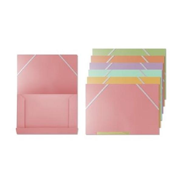 CARPETA DE GOMAS DINA4 PPP PASTEL
