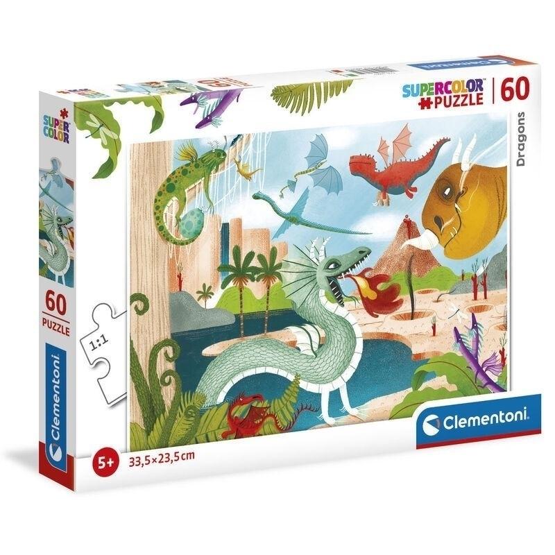 PUZZLE 60 PIEZAS DISNEY DRAGONES CLEMENTONI 26065