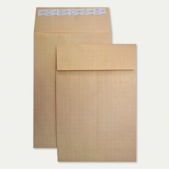 SOBRE BOLSA FUELLE 250X353X30  KRAFT ARMADO 155GR CAJA 250 SOBRES