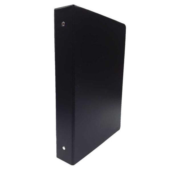 CARPETA 4 ANILLAS 40MM FOLIO PVC SARO NEGRO 2424/G NEG