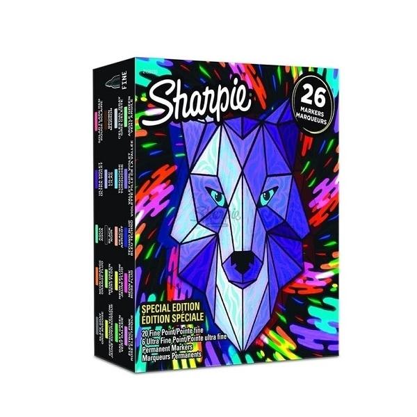 ROTULADORES SHARPIE CAJA DE 20 PUNTA FINA Y 6 ULTRAFINOS