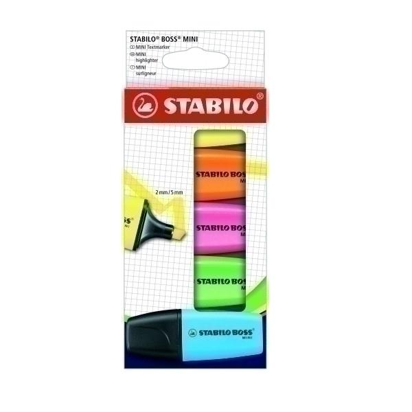 ESTUCHE STABILO BOSS MINI 5UDS WALLET