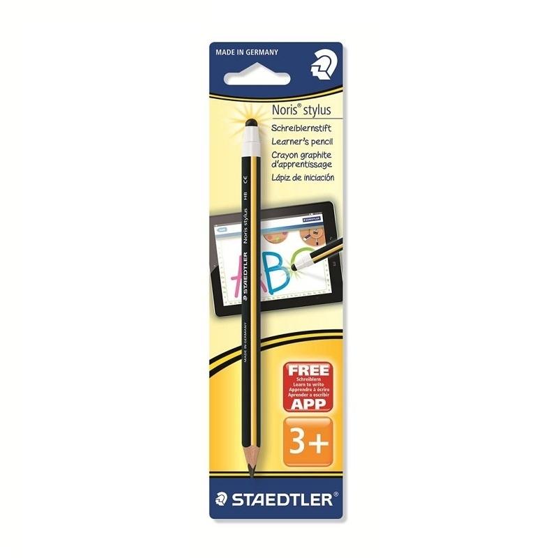 LAPIZ STAEDTLER GRAFITO NORIS TRIANGULAR JUMBO HB 119 CON PUNTERO EN BLISTER