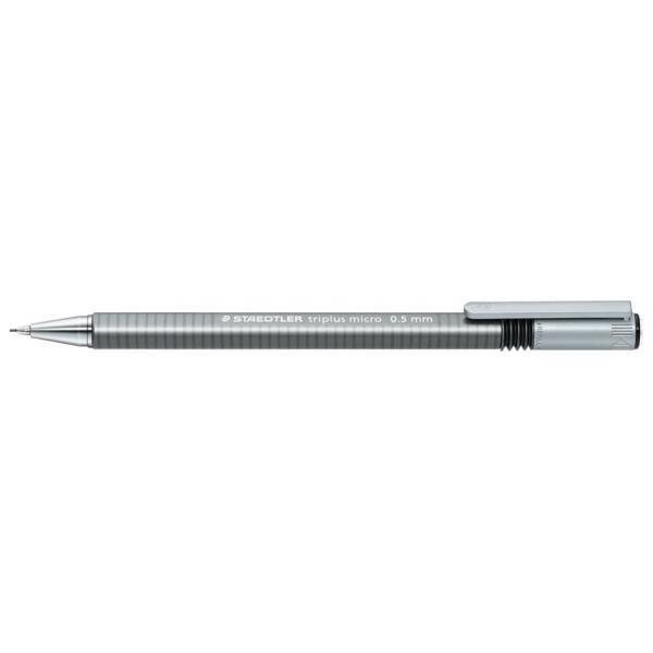 PORTAMINAS 0,5MM STAEDTLER TRIPLUS MICRO CUERPO GRIS ( 10 )