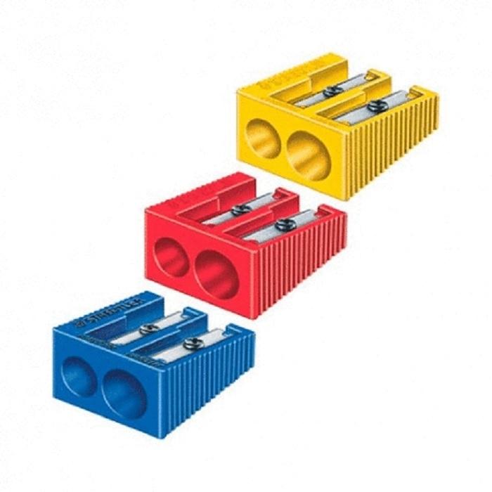 SACAPUNTAS STAEDTLER PLASTICO 2 USOS DOBLE