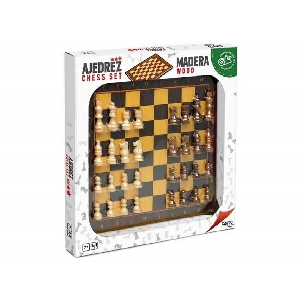 TABLERO DE AJEDREZ DAMAS MAS FIGURAS 098