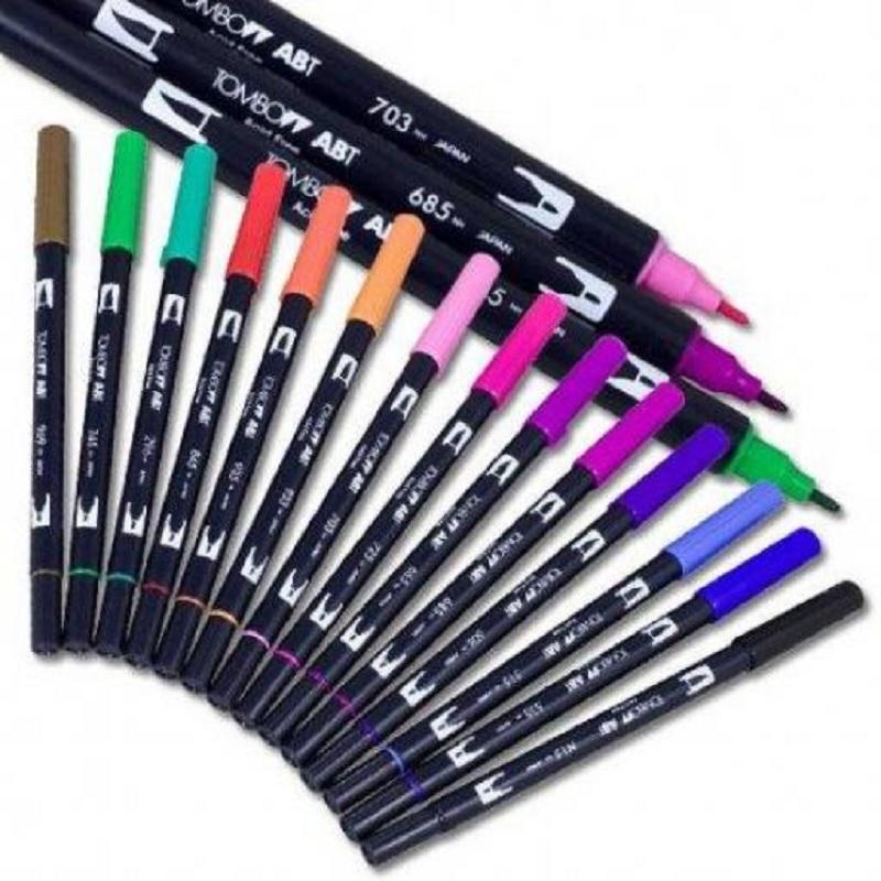 ROTULADOR TOMBOW ABT DUAL PINCEL BRUSH GLACIER BLUE ABT-491