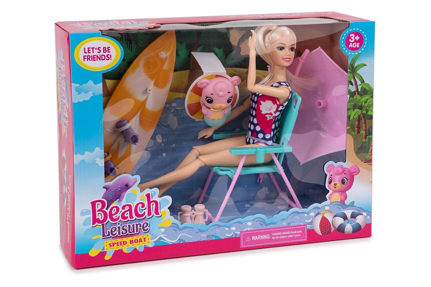 MUÑECA ARTICULADA SILLA PLAYA