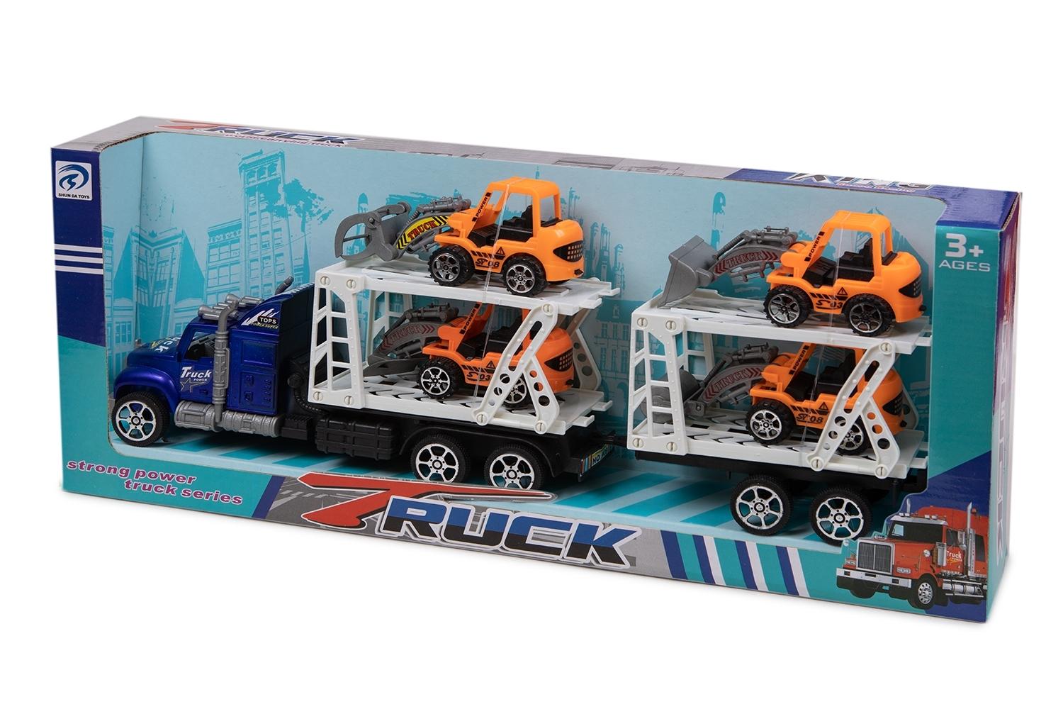 CAMION REMOLQUE 4 VEHICULOS CONTRUCCION