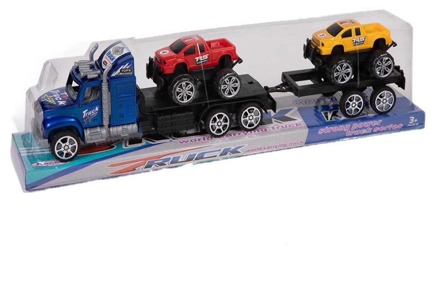 CAMION REMOLQUE 2 COCHES BURBUJA
