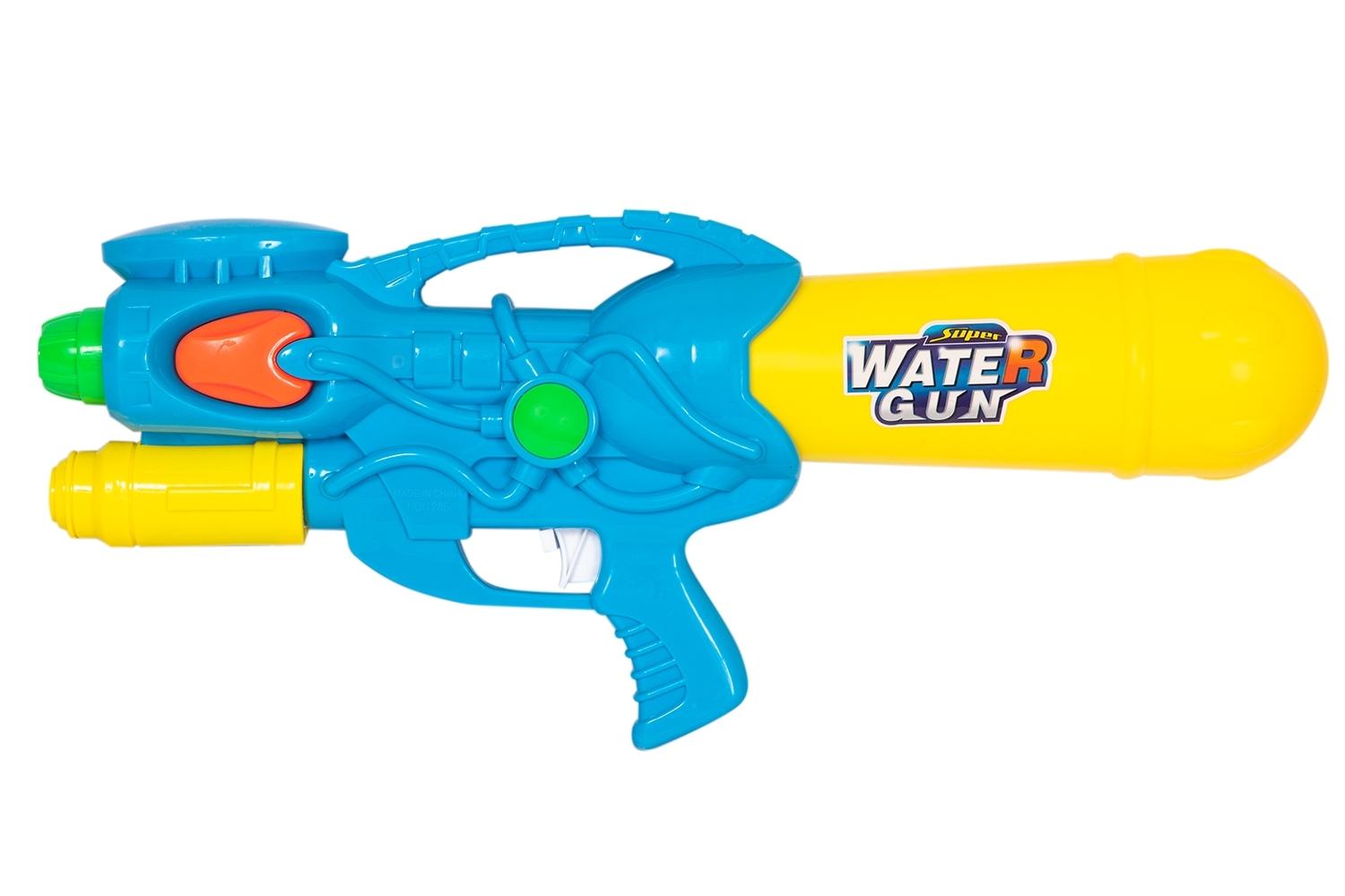 PISTOLA AGUA  BOLSA 2 SALIDAS 47 CM