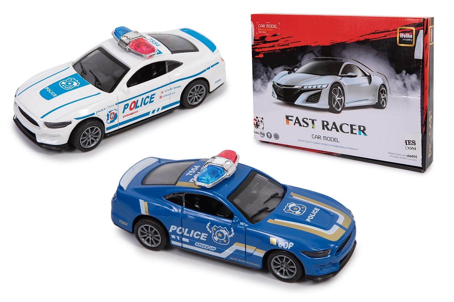 COCHE POLICIA METAL RETRO EXP.12
