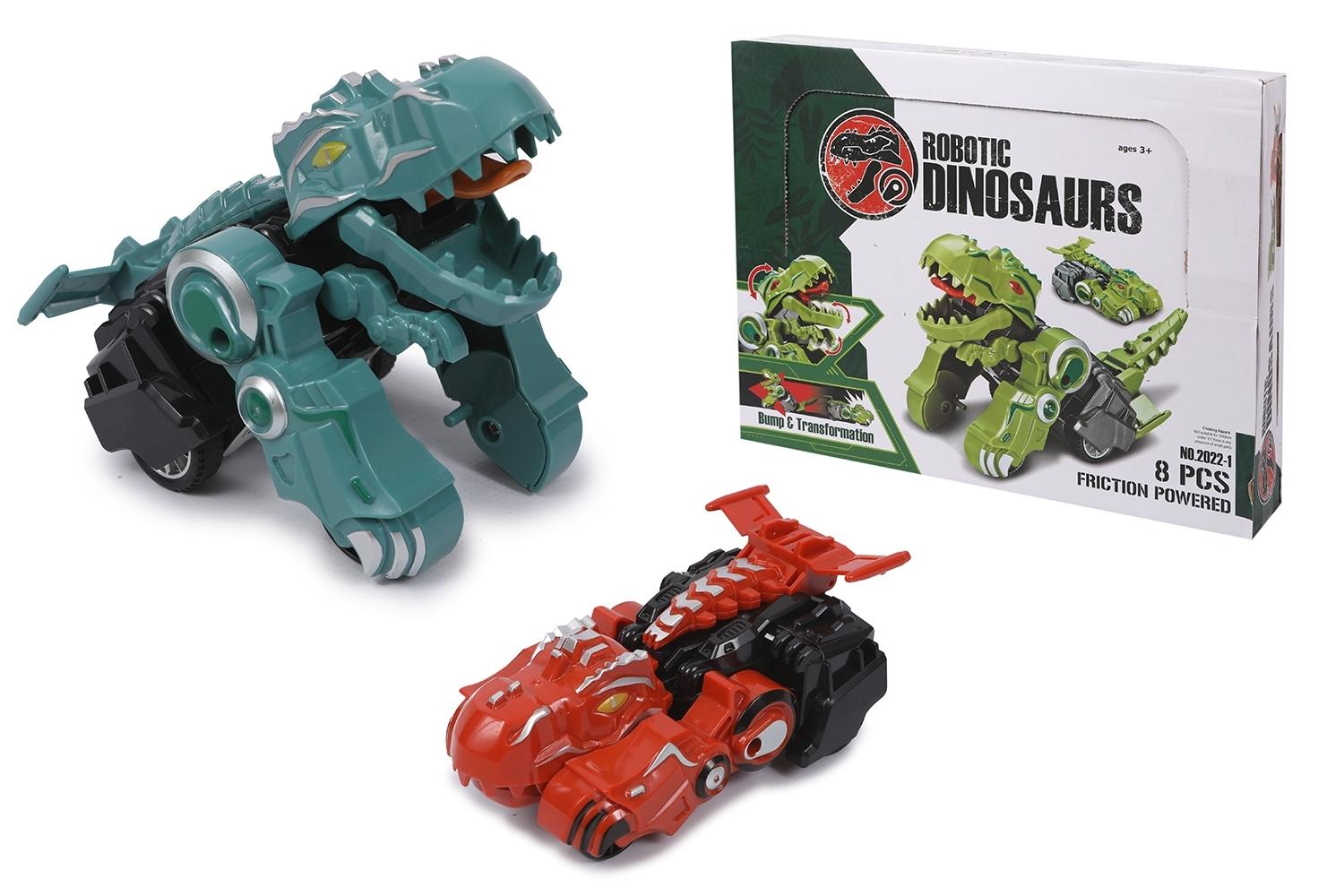 DINOSAURIO ROBOT FRICCION CHOCA EXP.8