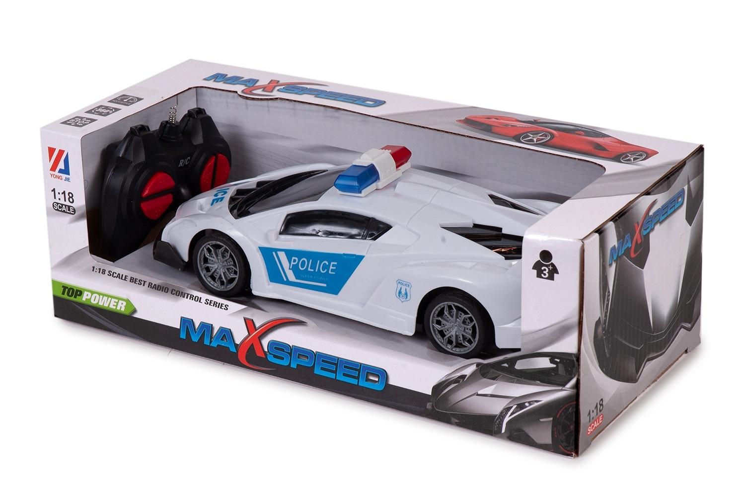 COCHE POLICIA R/C 4 CANALES