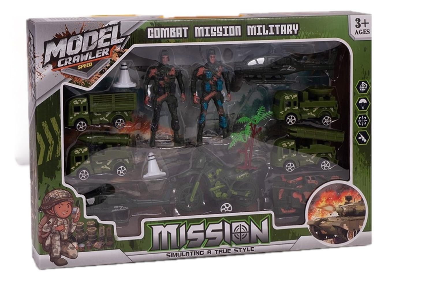 CONJUNTO MILITAR SOLDADOS -VEHICULOS CAJ
