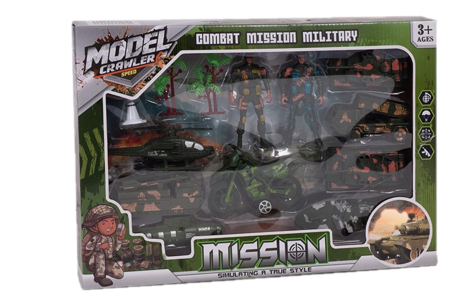 CONJUNTO MILITAR SOLDADOS -VEHICULOS CAJ