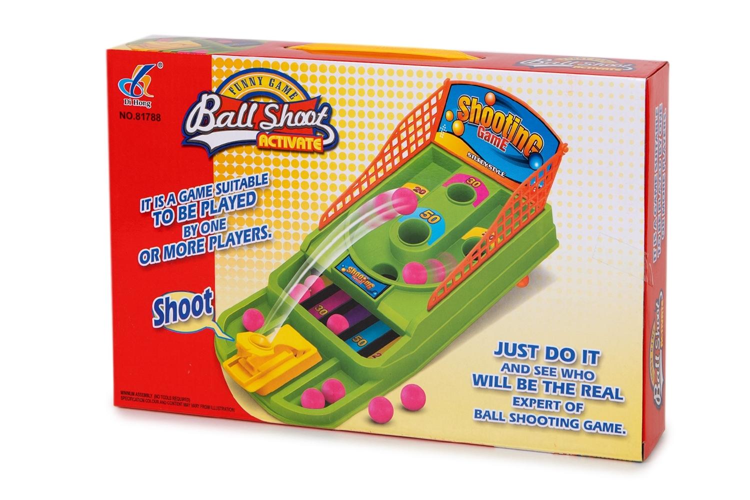 JUEGO LANZA BOLAS PUNTUACION CAJA