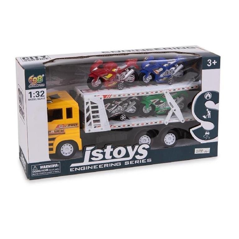 CAMION PORTA 4 MOTOS CAJA