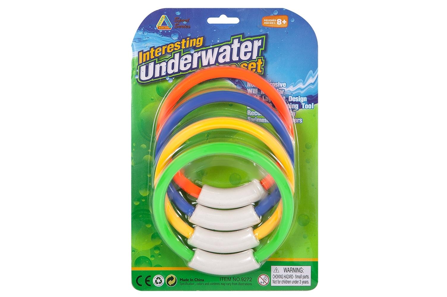AROS COLORES JUGAR BAJO AGUA