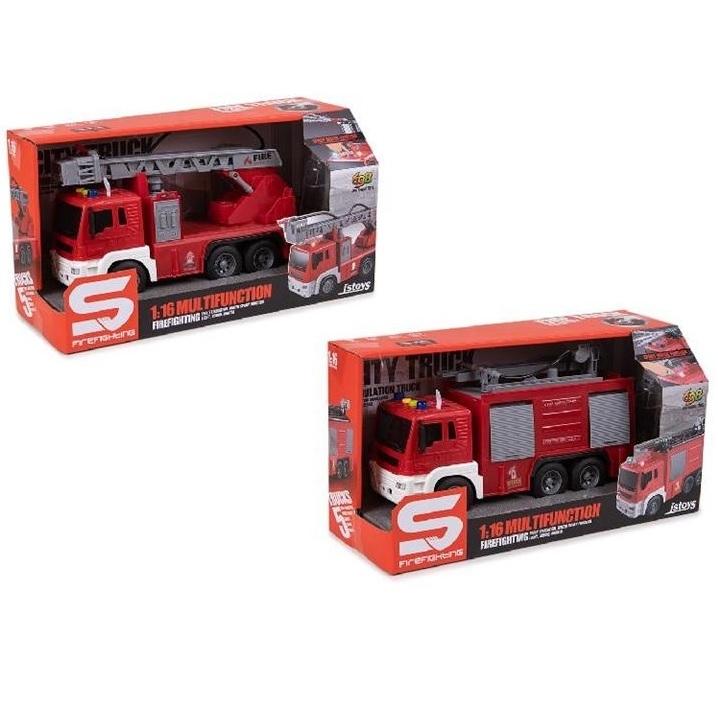 COCHE BOMBEROS 2 MODELOS LUZ Y SONIDO
