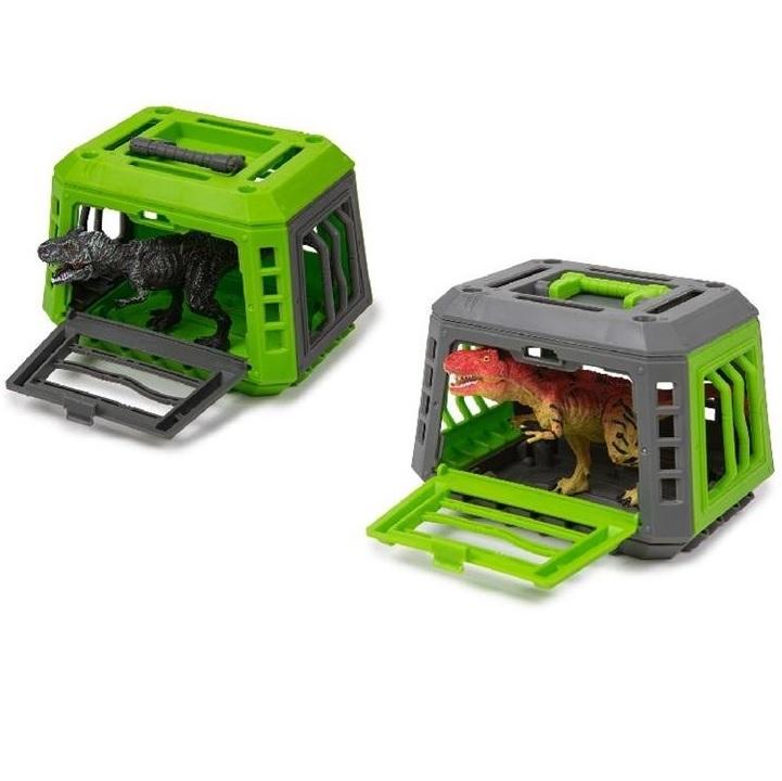 DINOSAURIO EN JAULA-CESTA