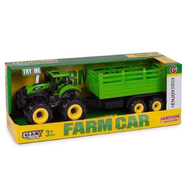 TRACTOR REMOLQUE CAJA ABIERTA LUZ Y SONIDO