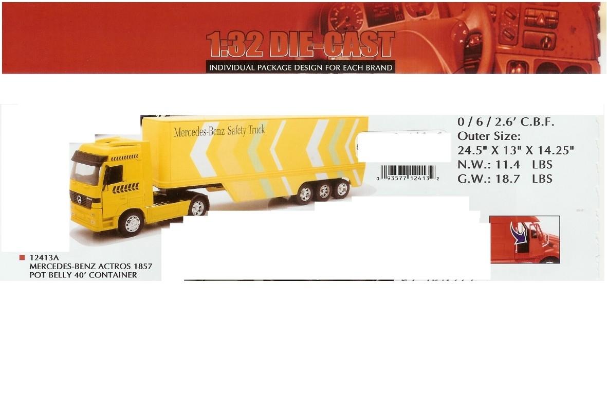 CAMION MERCEDES-BENZ CONTAINER 1:32