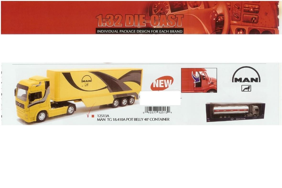 CAMION MAN CONTAINER 1:32