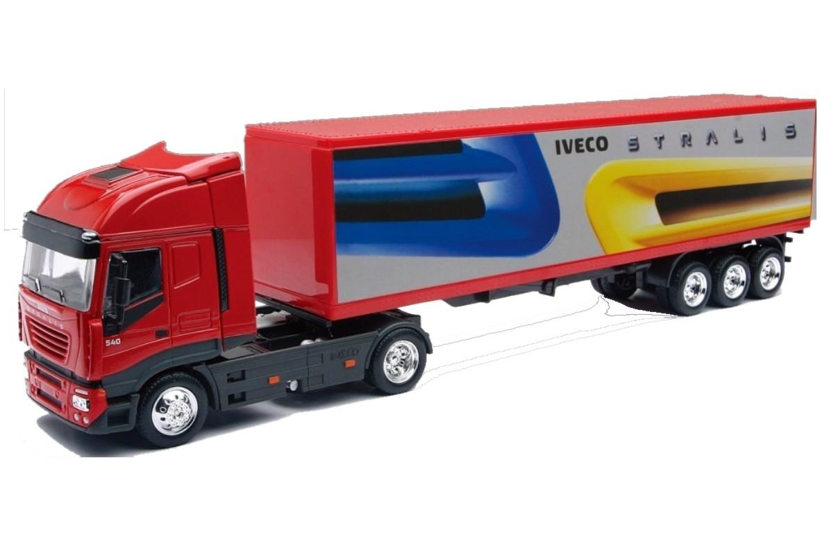 CAMION IVECO STRALIS CONTAINER 1:43