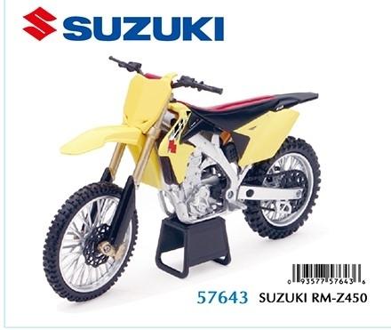 MOTO SUZUKI CROSS RM-Z450 1:12