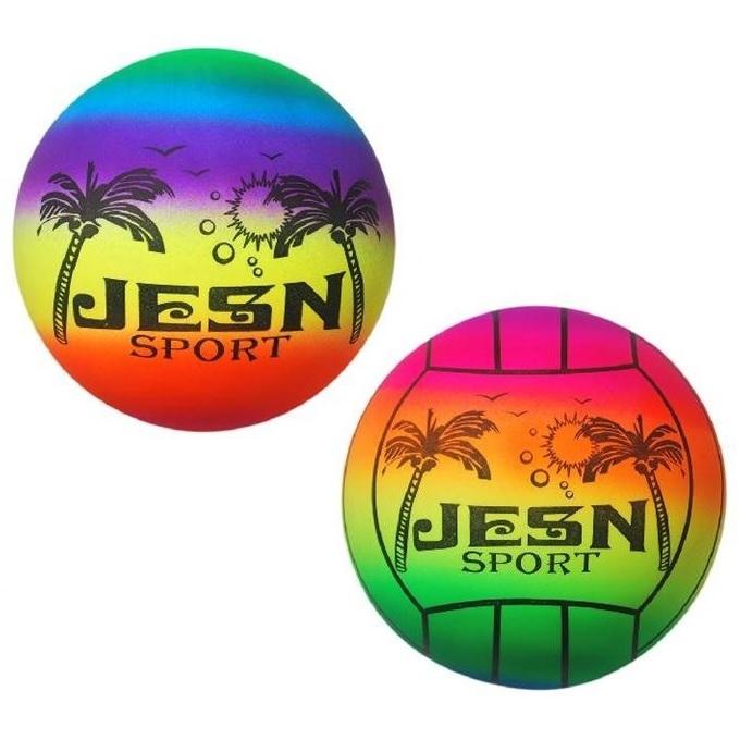 PELOTA ARCOIRIS PLASTICO