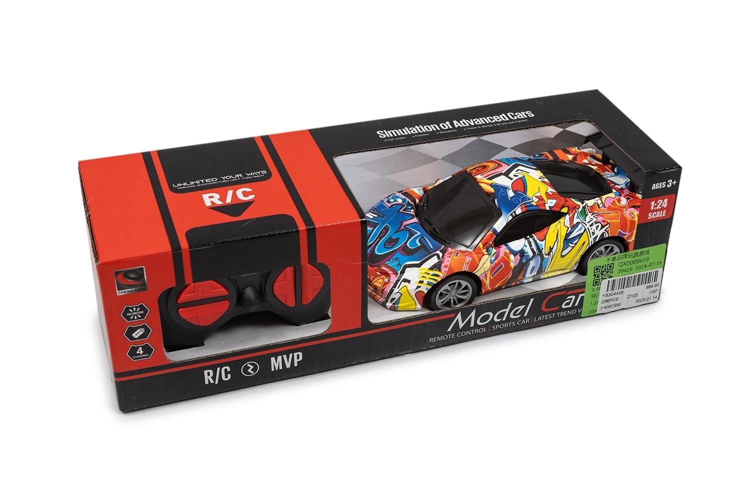 COCHE DEPORTIVO COLORES R/C 4 CANALES