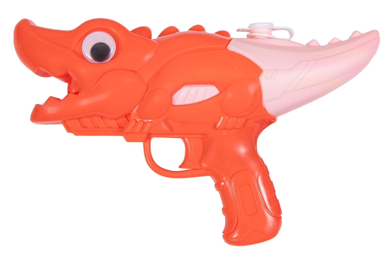 PISTOLA AGUA COCODRILO 29 CM BOLSA 2 COL