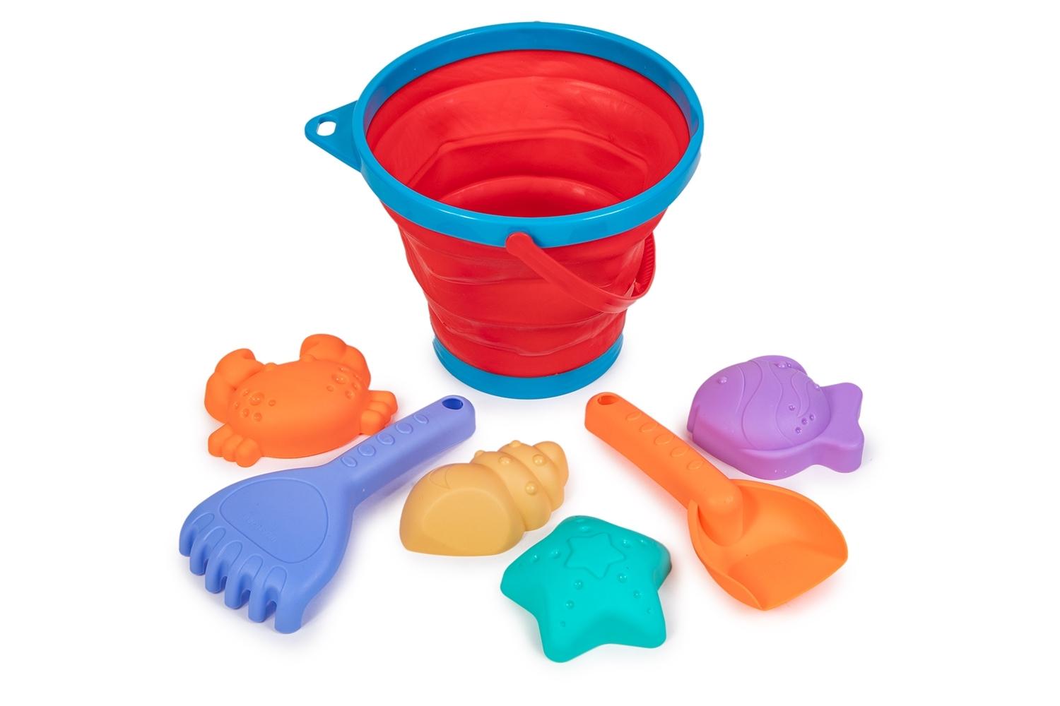 CUBO PLAYA PLEGABLE CON PALA ACCESORIOS