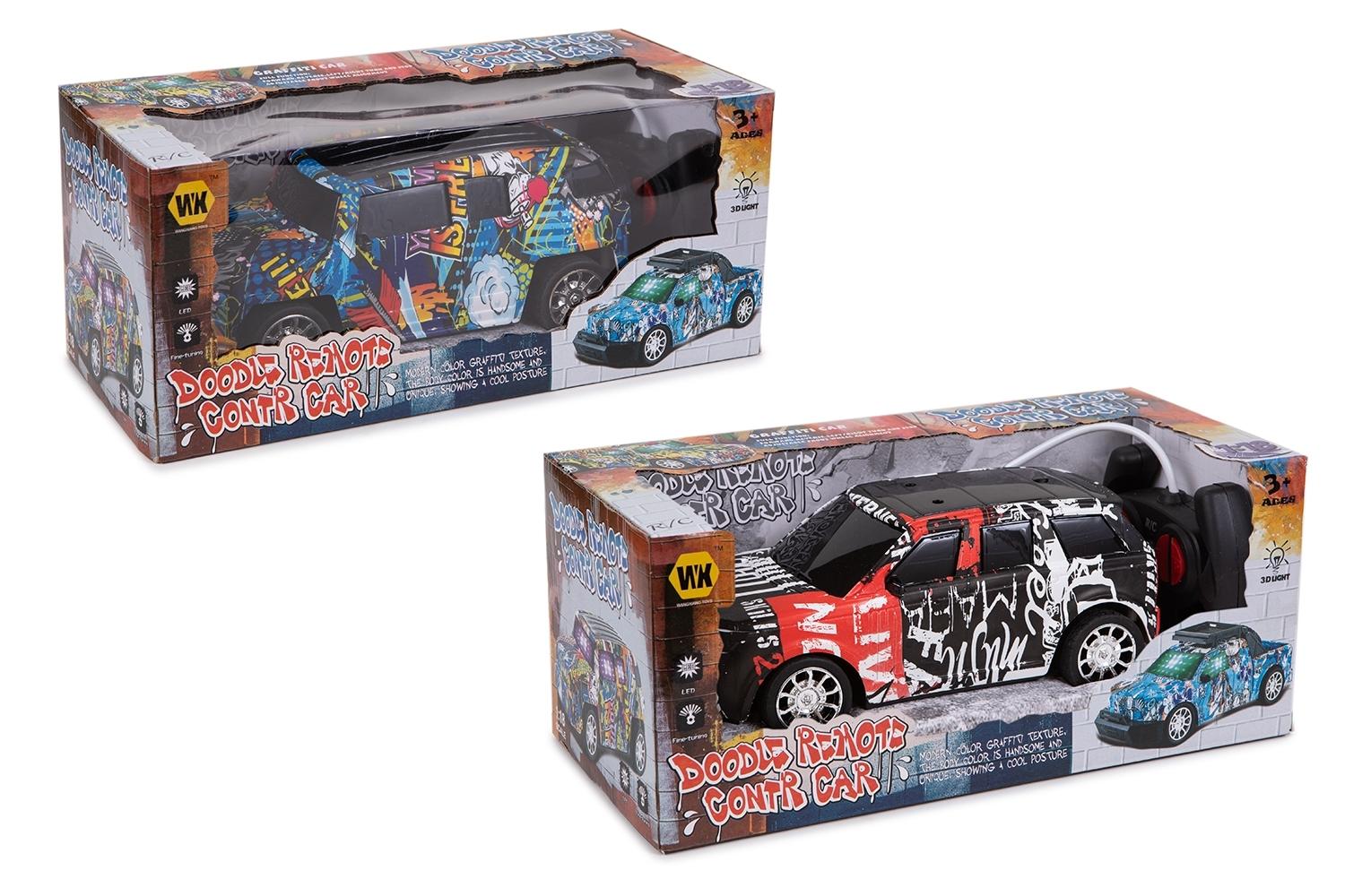COCHE GRAFFITI R/C 4 CANALES LUZ