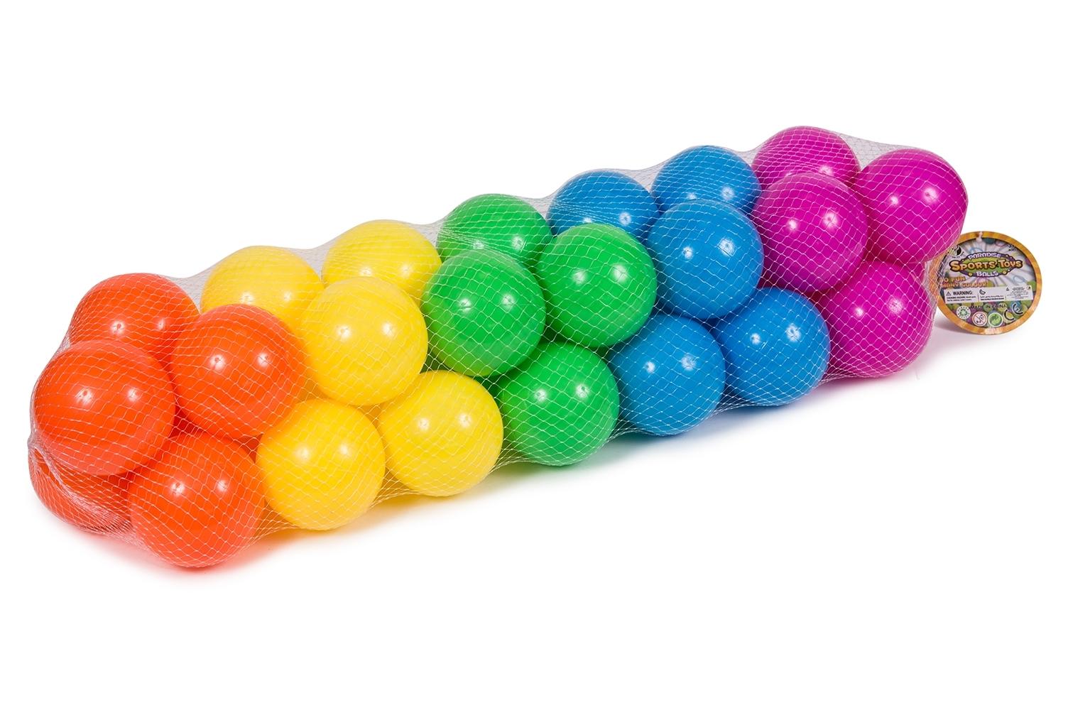 BOLAS MULTICOLOR 8CM.50PCS.RED