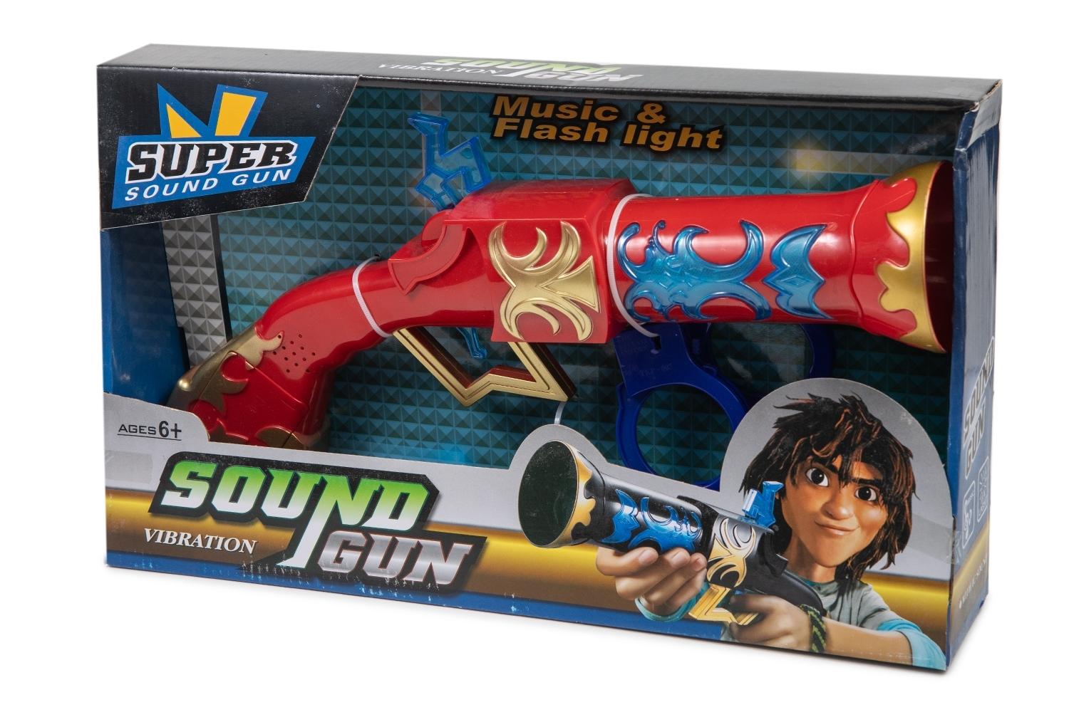 PISTOLON LUZ  SONIDO  CON ESPOSAS