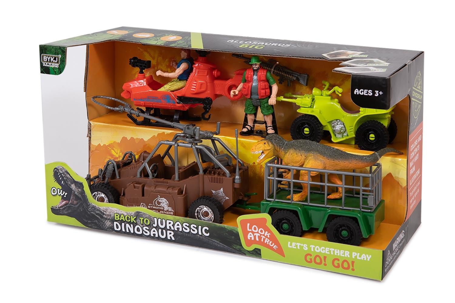 CONJUNTO VEHICULOS-DINOSAURIO