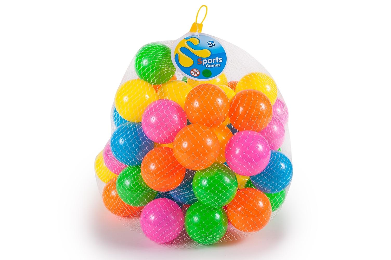 BOLAS MULTICOLOR 8CM 50PCS