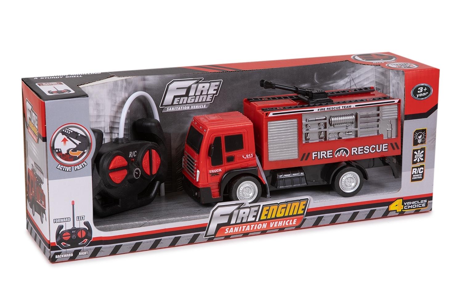 CAMION BOMBEROS R/C CON LUZ 4 CANAL